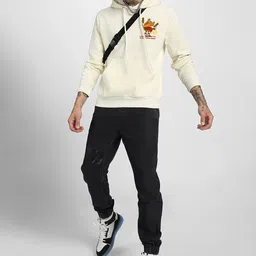 veirdo Men Full Sleeve Printed Hooded Sweatshirt image 5