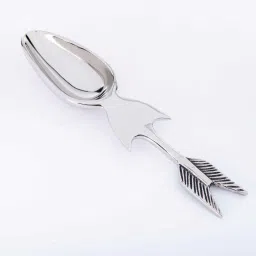 GIBOX Arrow Ice Scooper Silver Premium Bar Accessory for Home Party Serving Spoon Big Size Home D cor image 4