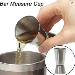 upalabdh 30*60 glass Double Side Measuring Glass Peg Measure Glass Liquor Jigger Bar set Measuring Cup image 3