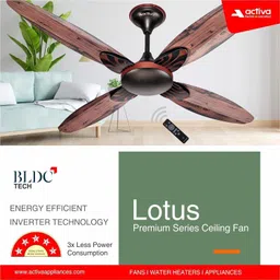 activa Lotus 1200 4 Blade Ceiling Fan image 2