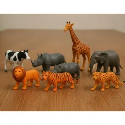 gknex Ultimate Jungle Animal Toy Set – 12 Figures with Fences & Trees image 3