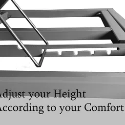 rite Multi Purpose White Board Study Table with Paper Holding Clip Portable Table Wood Portable Laptop Table image 3