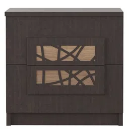 wood you Timberland Bedside Table in Wenge Finish with Drawers image 4