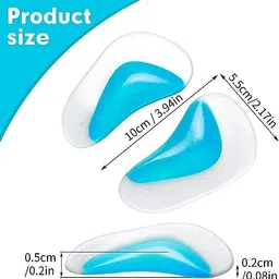 ramya beauty care Correction Gel Support for feet insoles correction pads Arch Support Insoles Arm Support image 5