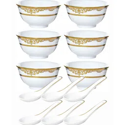 roxx Porcelain Soup Set with Spoon (12 pcs set) image 3