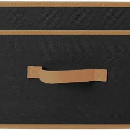mteaser Multipurpose Rectangular Foldable Cloth Organizer| Durable Handle (Set of 3), Storage Box image 4