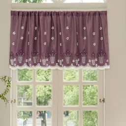 qsted 203 cm (7 ft) Window Net Semi Transparent Curtain Single Curtain-picture-29