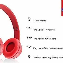 syara TEK_633F_P47 Over the head Bluetooth Headset Bluetooth Headset image 5