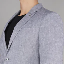 killer Men Solid Single Breasted Casual Blazer image 5