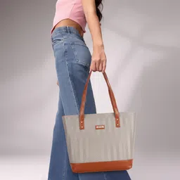 spotic Women Beige Tote image 3