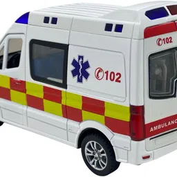 1:32 Scale Mercedes Sprinter Car Ambulance Toy Model-image-27
