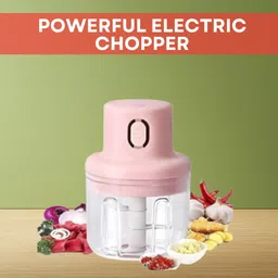 guggu Chopper (Electric Rechargeable Chopper) for Kitchen Vegetable Garlic Onion W182 Electric Vegetable & Fruit Chopper-picture-33