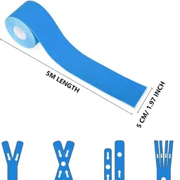 rkmy Kinesiology Tape Strapping Taping Athletic Sports Tape for Men Women Crepe Bandage image 5