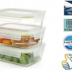 indusbay Glass Fridge Container - 640 ml image 4