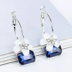 Yellow Chimes Set Of 2 Contemporary Hoop Earrings image 3