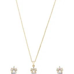 HOT AND BOLD Gold-Plated AD-Studded & Beaded Jewellery Set image 3