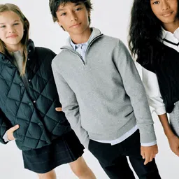 Mango Kids Boys Mock Collar Pullover image 4