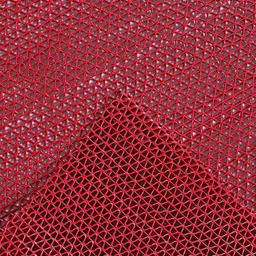 Kuber Industries Red Textured Waterproof Anti-Skid Floor Mat image 2