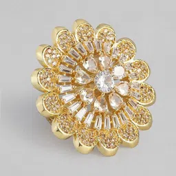 justpeachy Stone-Studded Adjustable Finger Ring-picture-26