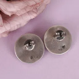 Shyle 925 Sterling Silver Circular Studs Earrings image 4
