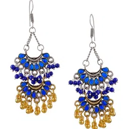 Silvermerc Designs Silver-Plated Contemporary Chandbalis-picture-29