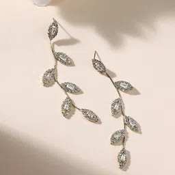 DressBerry Gold-Plated Contemporary Drop Earrings-picture-16