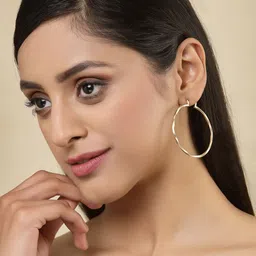 VOGUE PANASH Gold-Plated Circular Hoop Earrings-picture-15