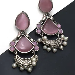 Ozanoo Silver Plated Drop Earrings-picture-13