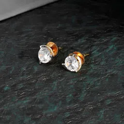 Adwitiya Collection Gold-Plated Classic Studs Earrings-picture-13