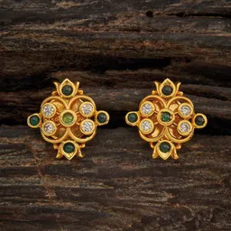 Kushal's Fashion Jewellery Gold-Plated Classic Studs Earrings-picture-13