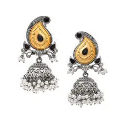 Shining Jewel - By Shivansh Contemporary Jhumkas Earrings-image-95
