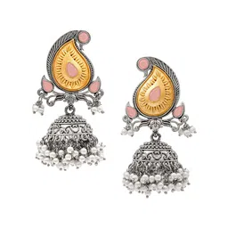 Shining Jewel - By Shivansh Contemporary Jhumkas Earrings-image-41