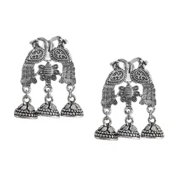 Shining Jewel - By Shivansh Contemporary Jhumkas Earrings-image-75