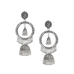 Shining Jewel - By Shivansh Contemporary Jhumkas Earrings-image-30