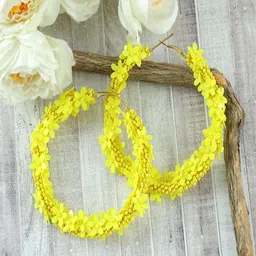 UNIVERSITY TRENDZ Gold Plated Classic Hoop Earrings image 1