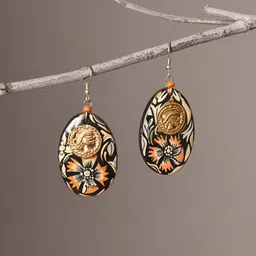 AAKRITI ART CREATIONS Brass-Plated Classic Drop Earrings-image-28