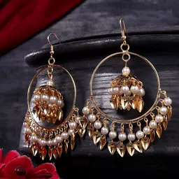 Mali Fionna Gold-Plated Classic Drop Earrings-picture-28