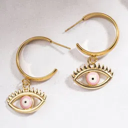 EL REGALO Enamelled Contemporary Drop Earrings image 1