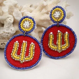 Moedbuille Artificial Beads-Beaded Drop Earrings-picture-35