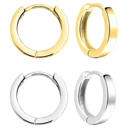 KARISHMA KREATIONS Men Set of 2 Hoop Earrings-picture-27