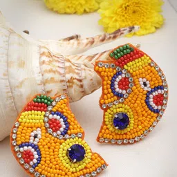 Moedbuille Beads Beaded Contemporary Studs Earrings-picture-29