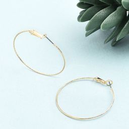 Accessorize London Contemporary Fine Facet Hoop Earrings-picture-12
