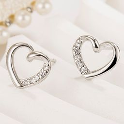 MYKI Silver-Plated Contemporary Stud Earrings-picture-38
