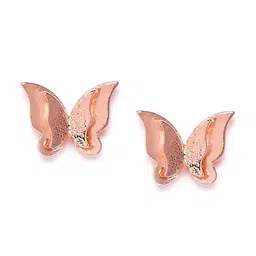 DressBerry Rose Gold-Plated Contemporary Studs Earrings-picture-16