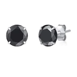 Abhooshan 925 Sterling Silver Contemporary Studs Earrings image 1