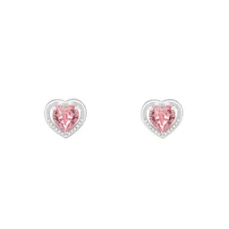 GIVA 925 Sterling Silver Rhodium-Plated Valentine Stud Earrings image 2