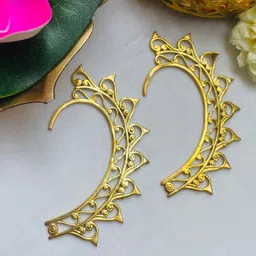Studio One Love Brass Plated Geometric Ear Cuff image 2