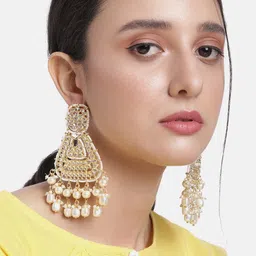 Peora Gold-Plated Classic Drop Earrings image 5