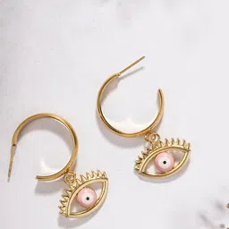 EL REGALO Enamelled Contemporary Drop Earrings image 2