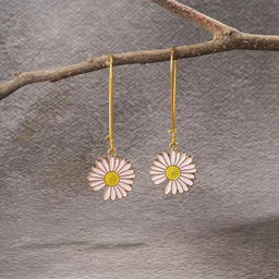 EL REGALO Floral Shaped Drop Earrings image 2